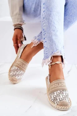 Klasyczne Espadryle Beżowe Warm Time