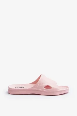 Klasyczne Klapki Damskie Różowe Juniria