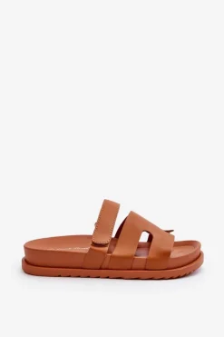 Klasyczne Klapki Damskie Camel Molie