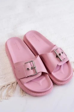 Klasyczne Klapki Damskie Big Star JJ274A308 Różowe