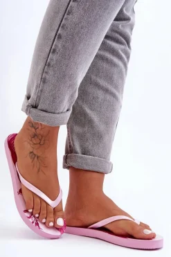 Klasyczne Klapki Japonki 4F 4FSS23FFLIF060-54S Różowe