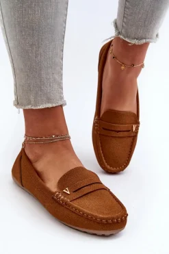 Klasyczne Mokasyny Damskie Camel Iramarie