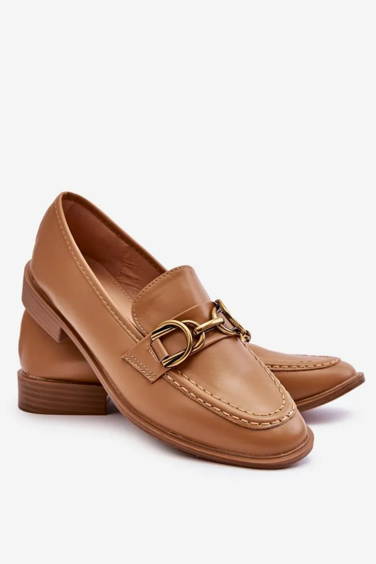 Klasyczne Mokasyny Damskie Brązowe Lorien