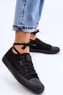 Klasyczne Niskie Trampki Big Star LL274072 Czarne