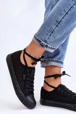 Klasyczne Niskie Trampki Big Star LL274072 Czarne