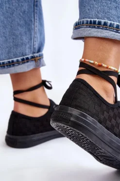 Klasyczne Niskie Trampki Big Star LL274072 Czarne