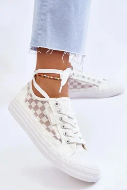 Klasyczne Niskie Trampki Big Star LL274071 Białe