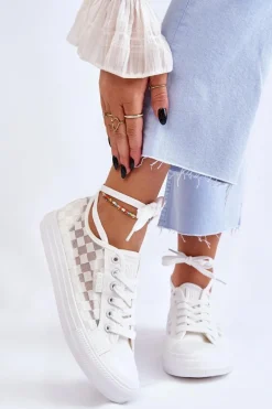 Klasyczne Niskie Trampki Big Star LL274071 Białe