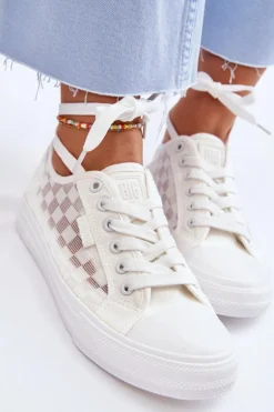 Klasyczne Niskie Trampki Big Star LL274071 Białe