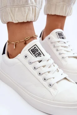 Klasyczne Niskie Trampki Big Star LL274091 Białe