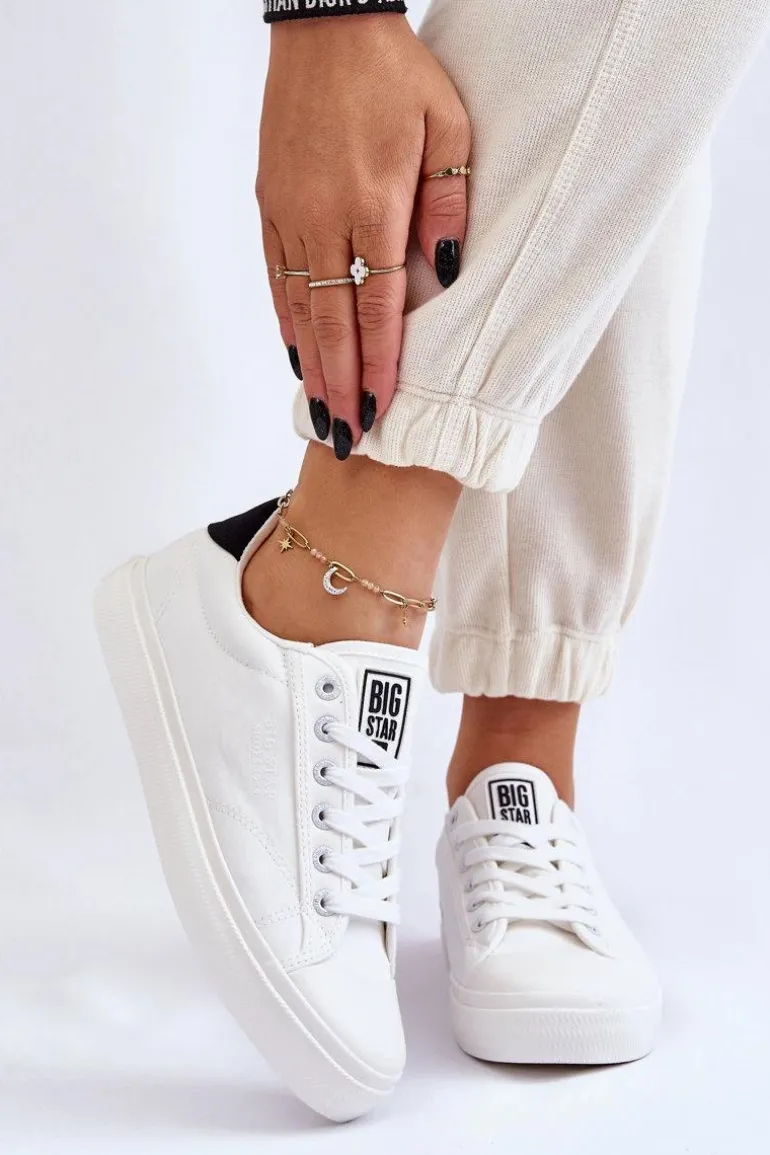 Klasyczne Niskie Trampki Big Star LL274091 Białe
