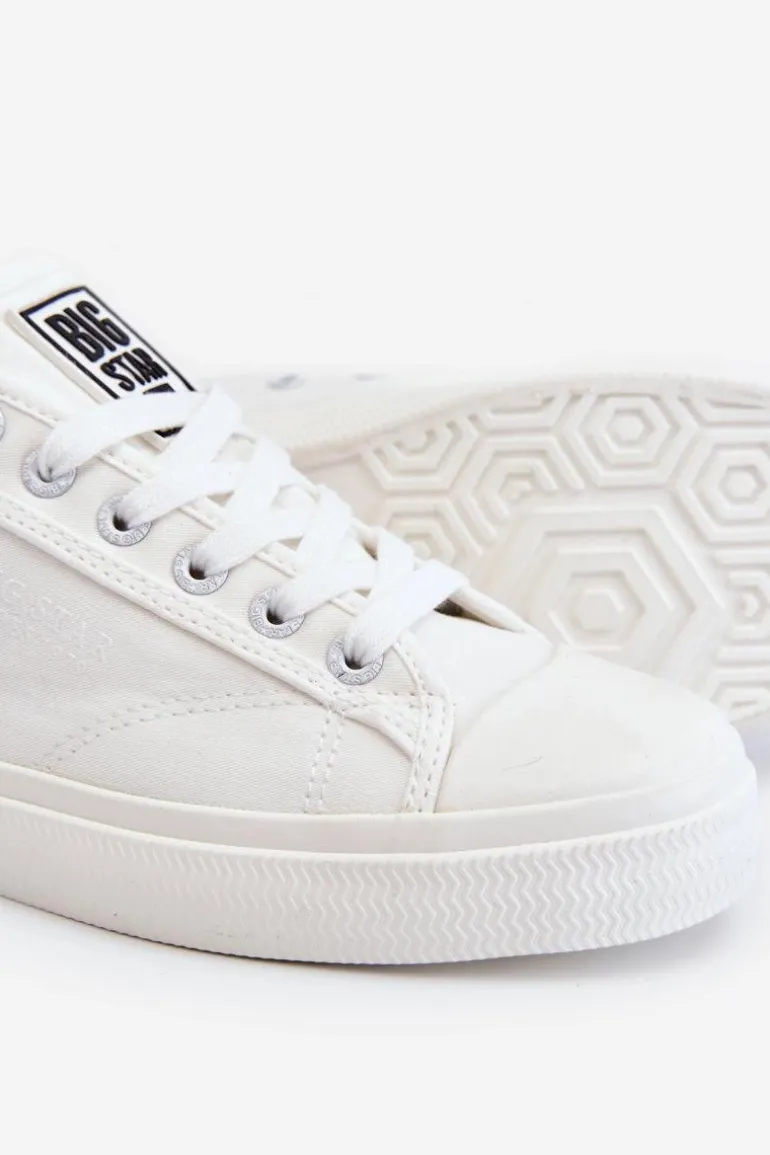 Klasyczne Niskie Trampki Big Star LL274091 Białe
