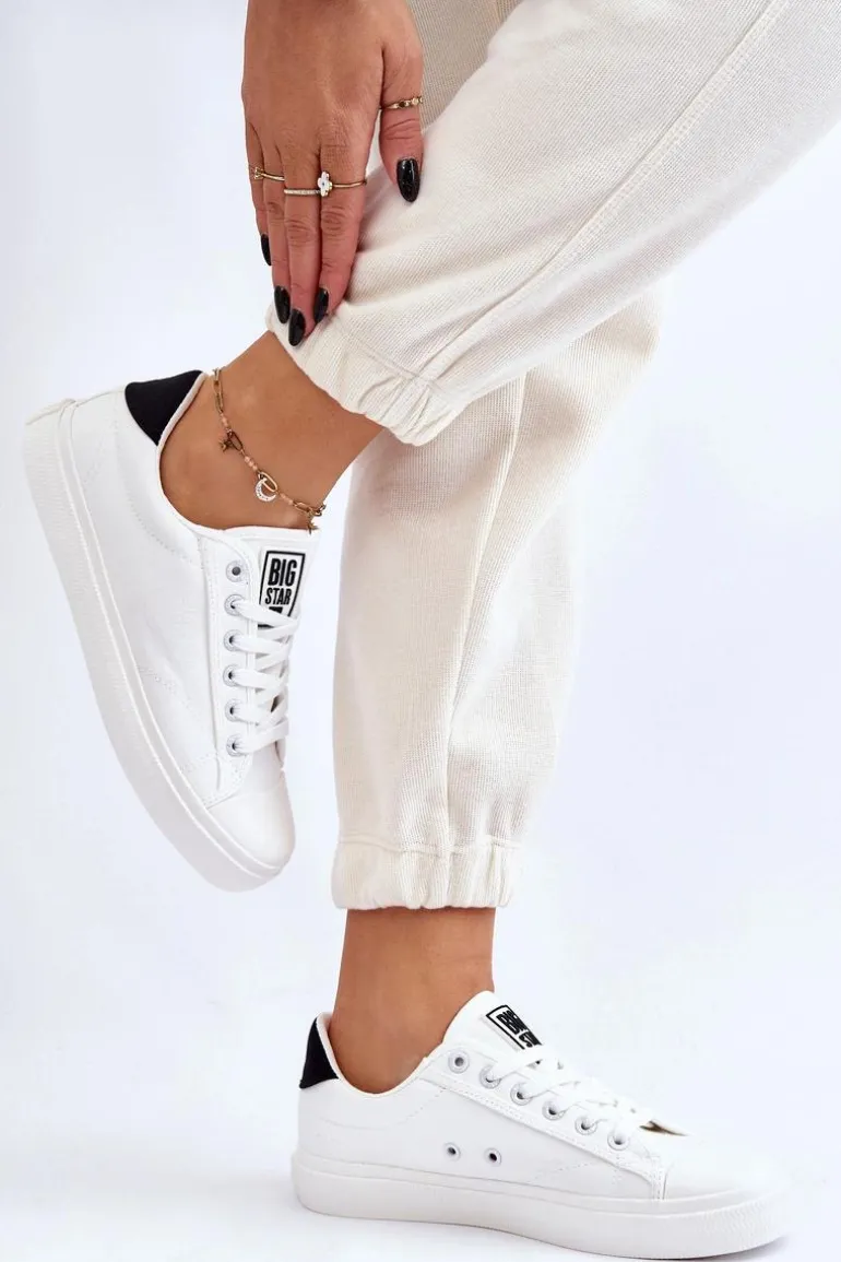 Klasyczne Niskie Trampki Big Star LL274091 Białe
