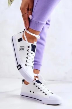 Klasyczne Niskie Trampki Big Star JJ274255 Białe