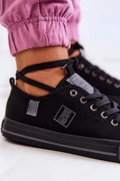 Klasyczne Niskie Trampki Big Star JJ274257 Czarne