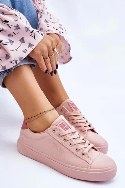 Klasyczne Niskie Trampki Big Star LL274095 Jasnoróżowe