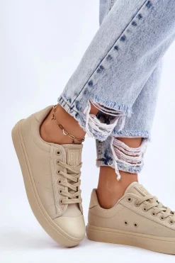 Klasyczne Niskie Trampki Big Star LL274094 Beżowe