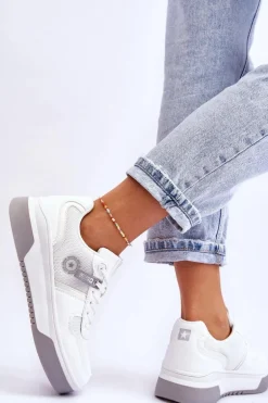 Klasyczne Sneakersy Memory Foam System Big Star LL274A024 Białe