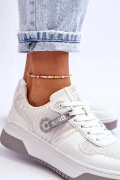 Klasyczne Sneakersy Memory Foam System Big Star LL274A024 Białe