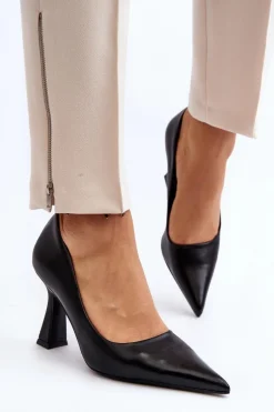 Klasyczne Szpilki W Szpic Czarne Delimena