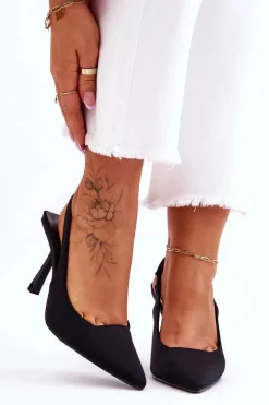 Klasyczne Szpilki W Szpic Czarne Whitley