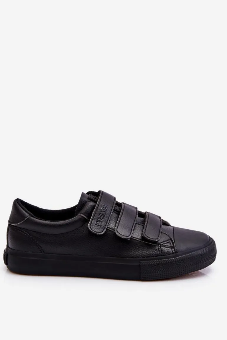 Klasyczne Tenisówki Na Rzepy Big Star LL274A206 Czarne