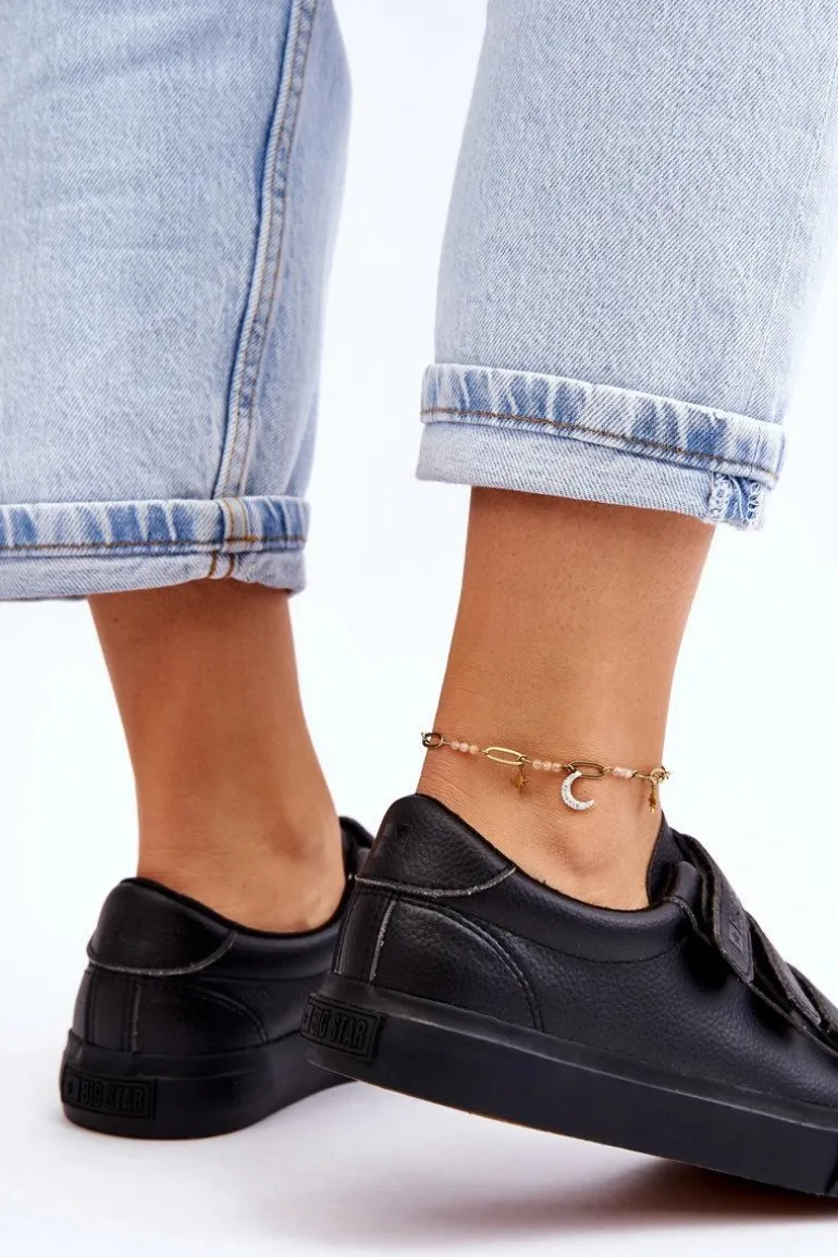 Klasyczne Tenisówki Na Rzepy Big Star LL274A206 Czarne