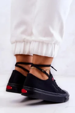 Klasyczne Trampki Cross Jeans JJ2R4019C Czarne