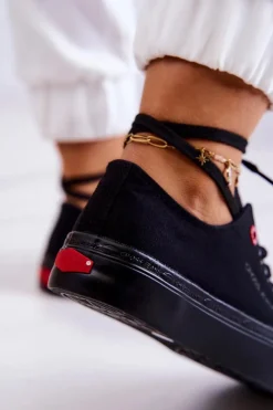 Klasyczne Trampki Cross Jeans JJ2R4019C Czarne