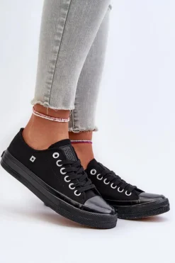 Klasyczne Trampki Damskie Big Star NN274284 Czarne