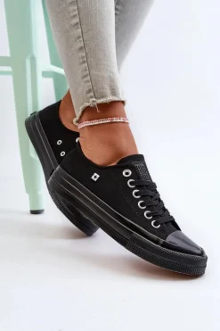 Klasyczne Trampki Damskie Big Star NN274284 Czarne