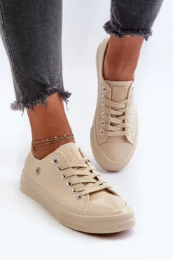 Klasyczne Trampki Damskie Big Star NN274286 Beżowe