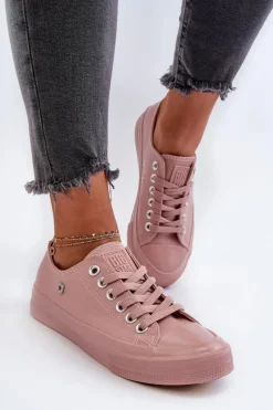 Klasyczne Trampki Damskie Big Star NN274291 Różowe