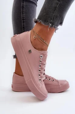 Klasyczne Trampki Damskie Big Star NN274291 Różowe