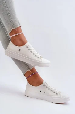 Klasyczne Trampki Damskie Big Star NN274285 Białe