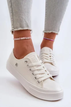 Klasyczne Trampki Damskie Big Star NN274285 Białe