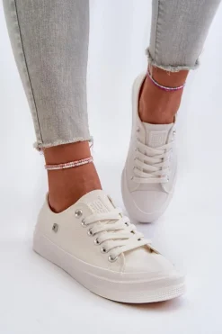 Klasyczne Trampki Damskie Big Star NN274285 Białe