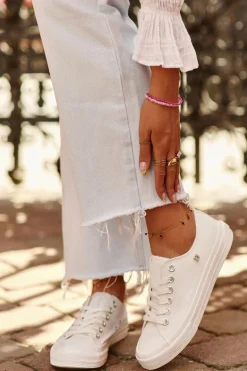 Klasyczne Trampki Damskie Big Star NN274285 Białe