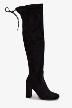 Kozaki Damskie Na Słupku Czarne Xamarin