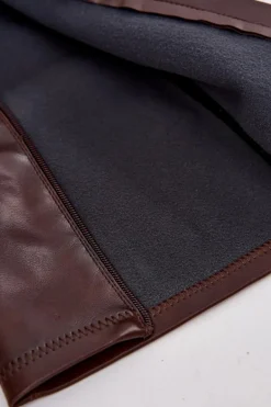 Kozaki Damskie Z Eko Skóry Czekoladowe Oceana