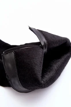 Kozaki Przed Kolano Na Słupku Zamszowe Czarne Kilrenita