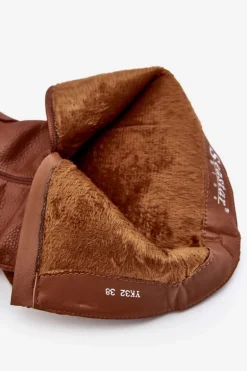 Kozaki Z Cholewką Do Połowy Łydki Brązowe Lizames