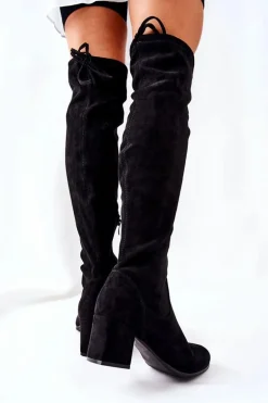 Kozaki Z Wiązaniem Na Obcasie Isene