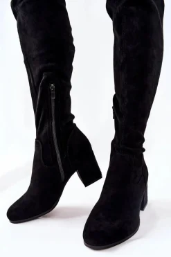 Kozaki Z Wiązaniem Na Obcasie Isene