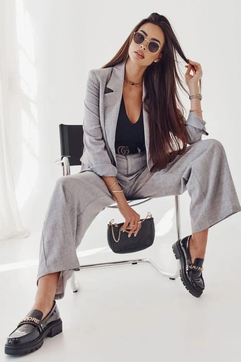 Lakierowane Półbuty Loafery La.Fi 210001B-NL Czarne