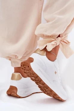 Lekkie Buty Sportowe Damskie Big Star RR274629 HI-POLY SYSTEM Białe