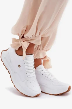 Lekkie Buty Sportowe Damskie Big Star RR274629 HI-POLY SYSTEM Białe