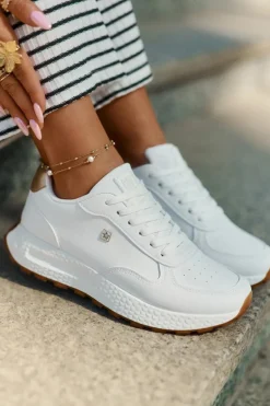 Lekkie Buty Sportowe Damskie Big Star RR274629 HI-POLY SYSTEM Białe