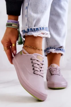 Lekkie Damskie Tenisówki Big Star JJ274264 Szare