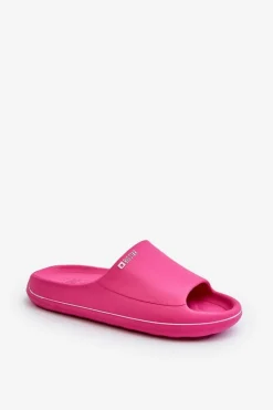 Lekkie Klapki Damskie Big Star NN274A041 Fuksja